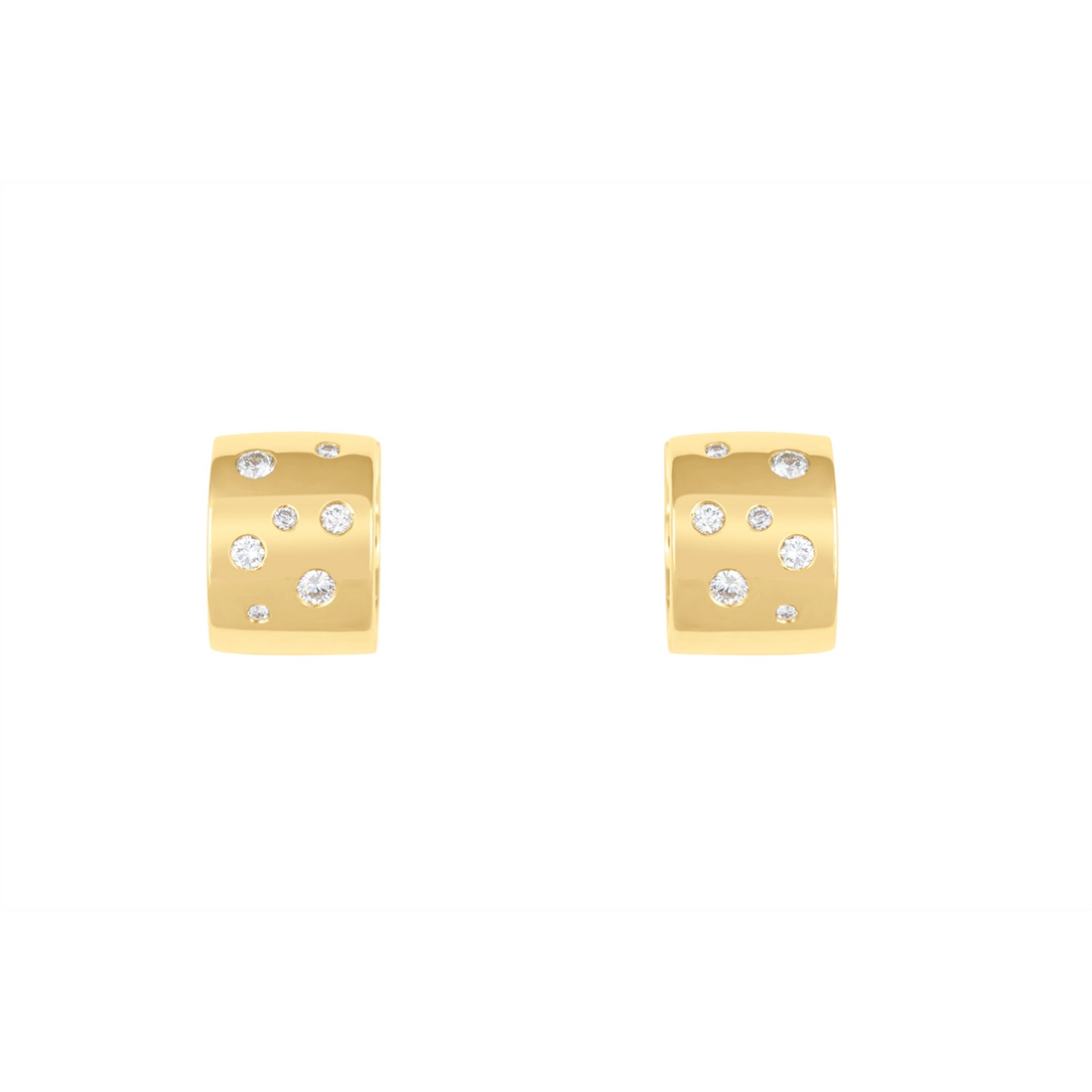 Undefined Earrings in Yellow Gold containing Diamond 455986