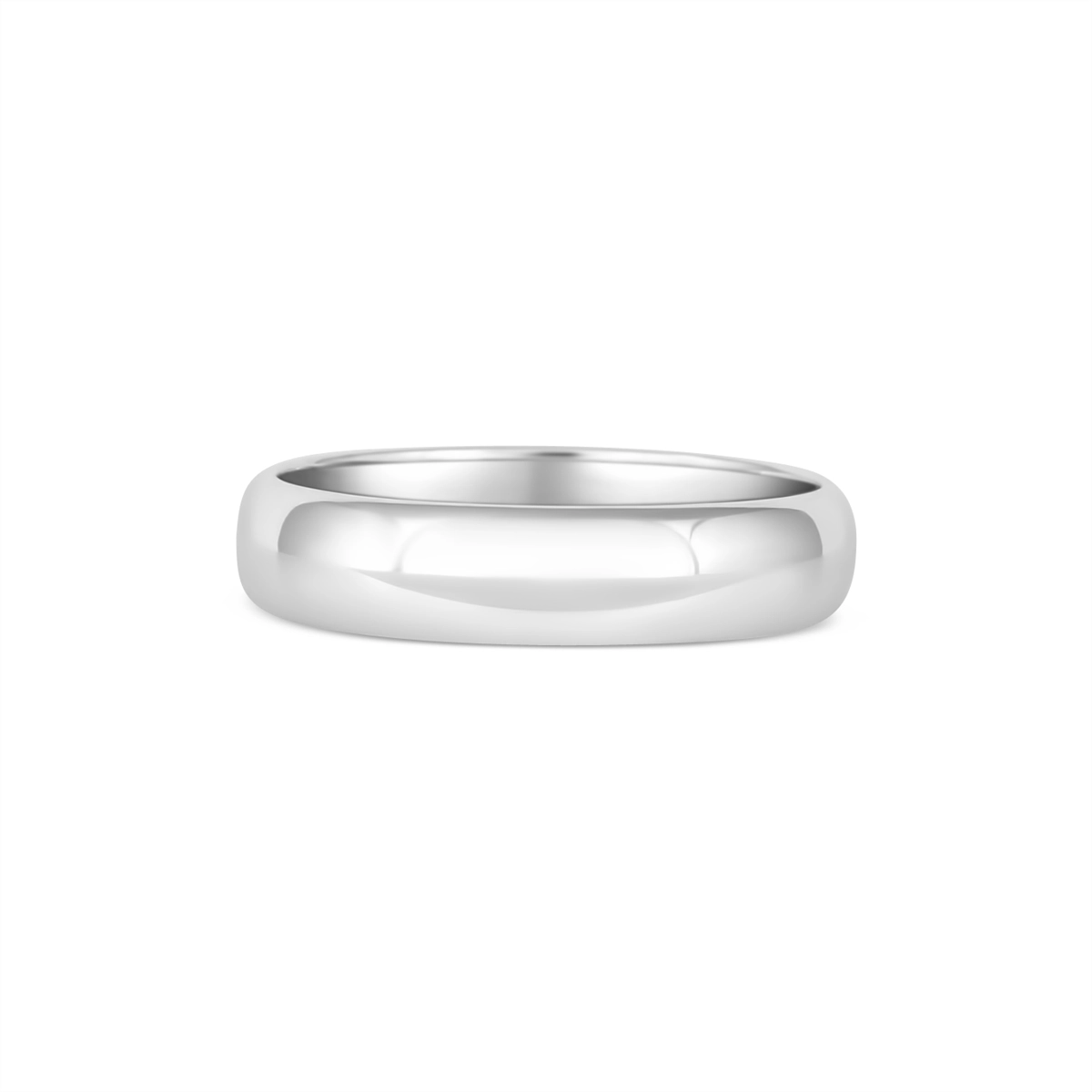 Mens Bands Engagement in White Gold 455994