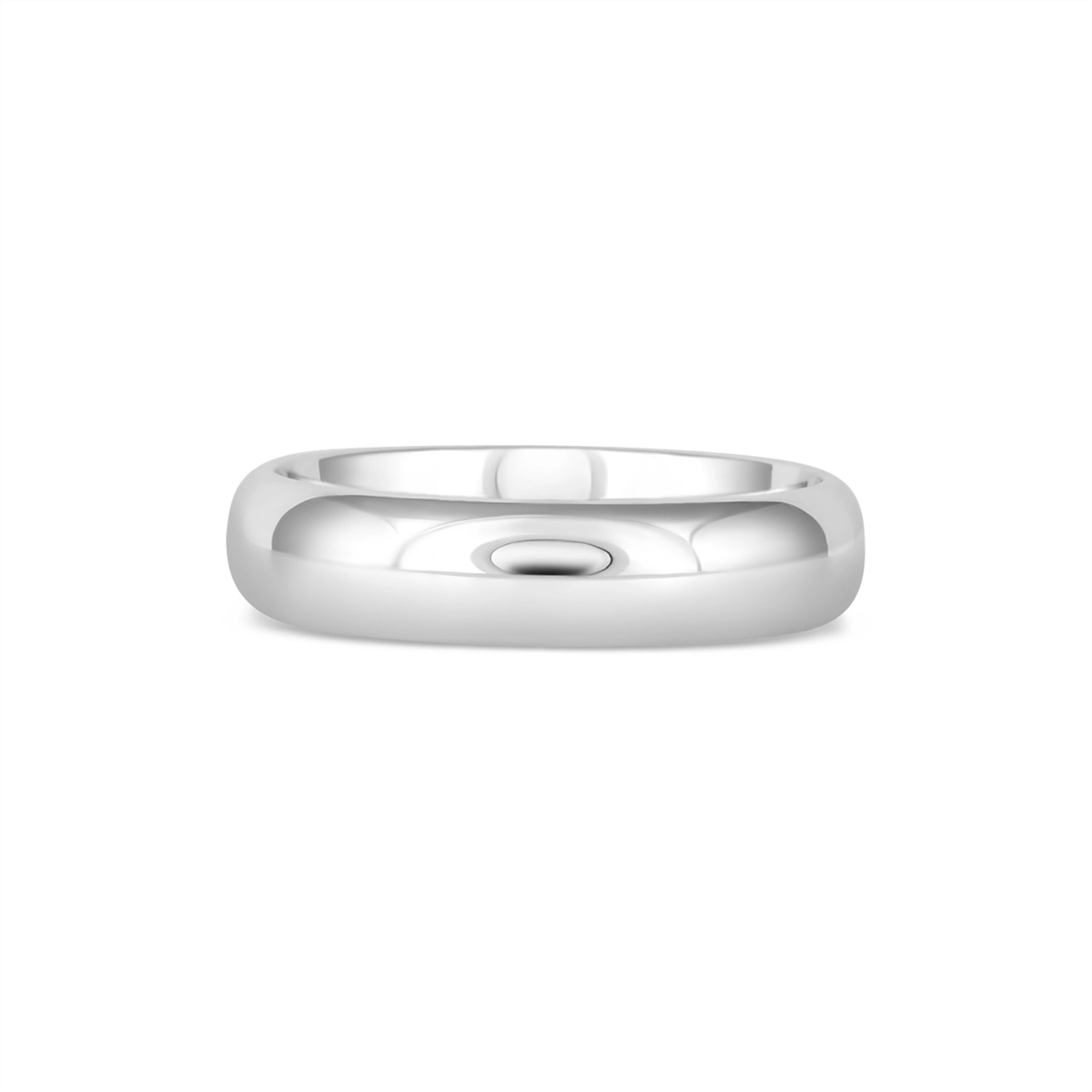 Mens Bands Engagement in White Gold 455995