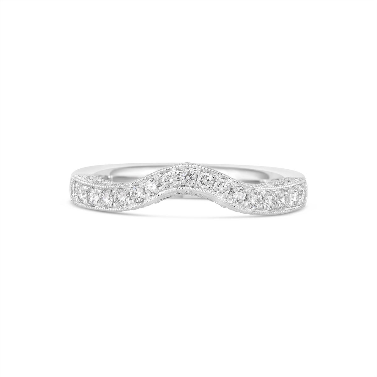 Wedding Bands Wedding Rings in Platinum/Palladium containing Diamond 456050