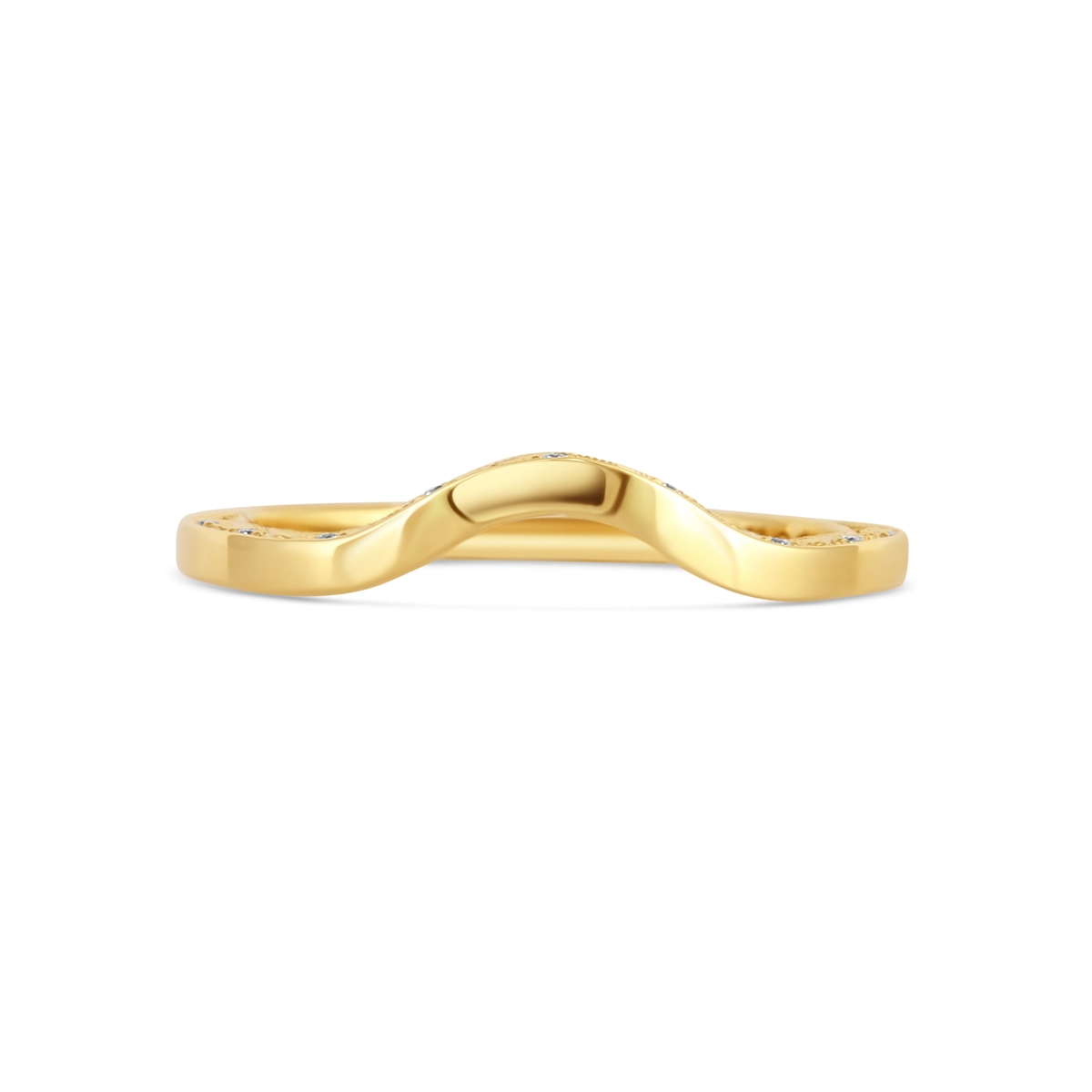 Tacori Wedding Rings in Yellow Gold containing Diamond HT 2562 B 1/2 Y R-CUSTOM