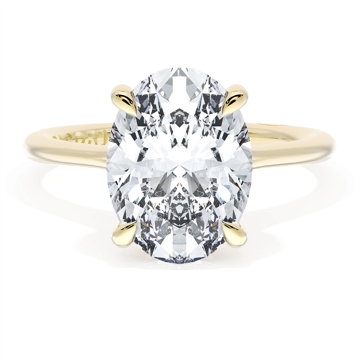 Tacori Engagement Rings in Yellow Gold containing Diamond HT 2584 OV 13X9 Y