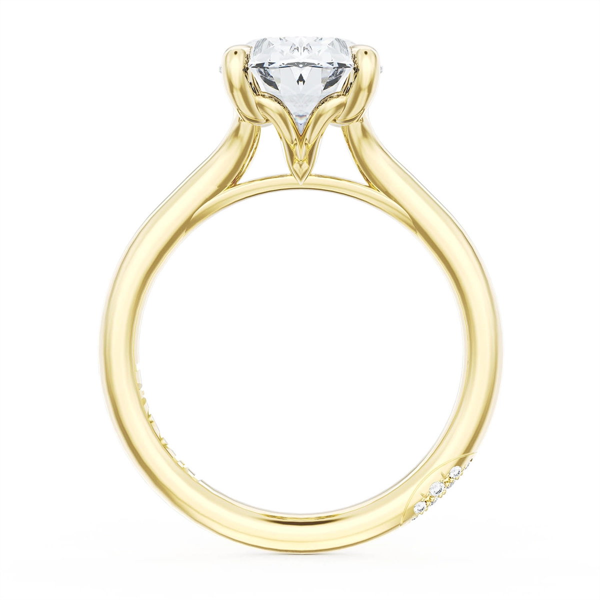 Tacori Engagement Rings in Yellow Gold containing Diamond HT 2584 OV 13X9 Y