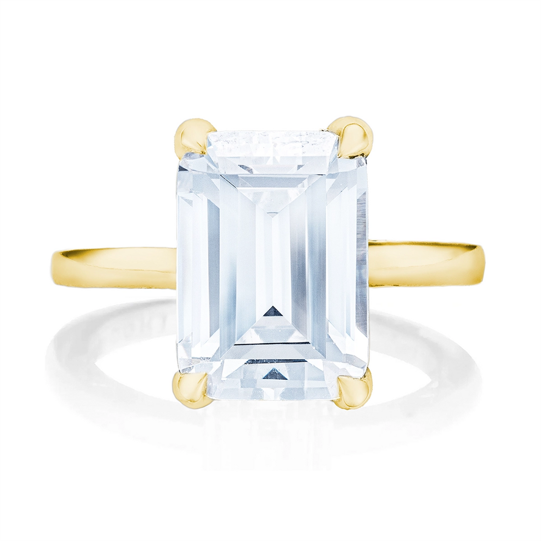 Tacori Engagement Rings in Yellow Gold containing Diamond 2688 1.5 EC 12X8.5 Y