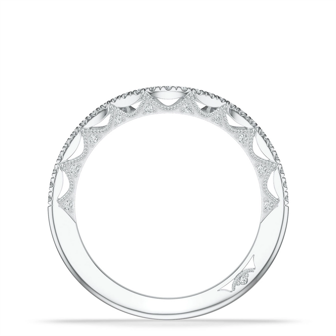 Tacori Wedding Rings in Platinum/Palladium containing Diamond 456066