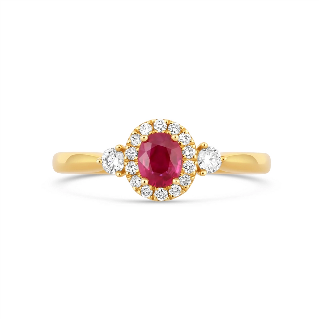 Rings Rings in Yellow Gold containing Multi-gemstone, Diamond, Ruby 456093