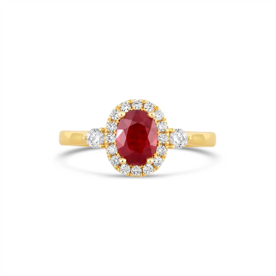 Rings Rings in Yellow Gold containing Multi-gemstone, Diamond, Ruby 456096