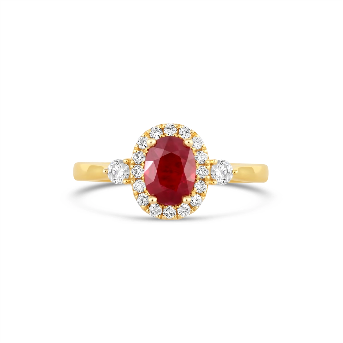 Rings Rings in Yellow Gold containing Multi-gemstone, Diamond, Ruby 456096