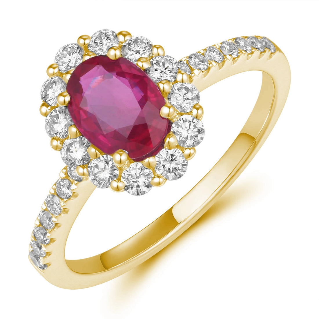 Rings Rings in Yellow Gold containing Multi-gemstone, Diamond, Ruby 456097