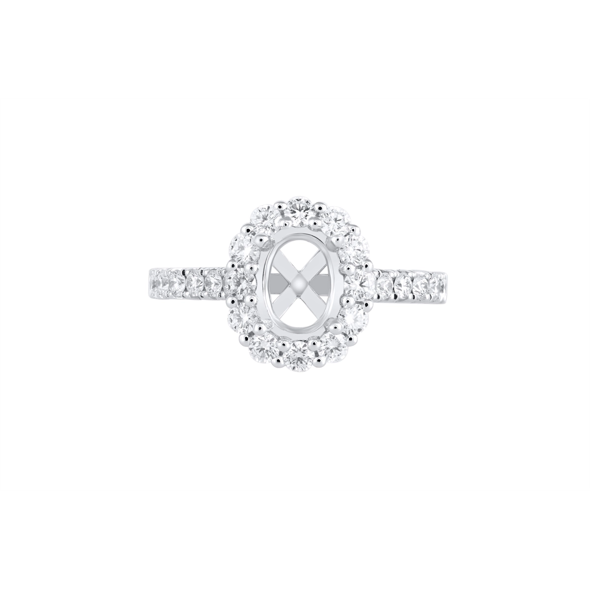 Rings Engagement Rings in White Gold containing Diamond 456100