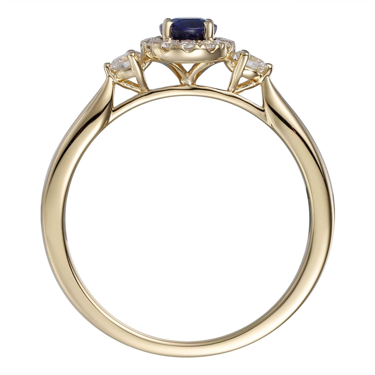 Rings Rings in Yellow Gold containing Multi-gemstone, Diamond, Sapphire 456103