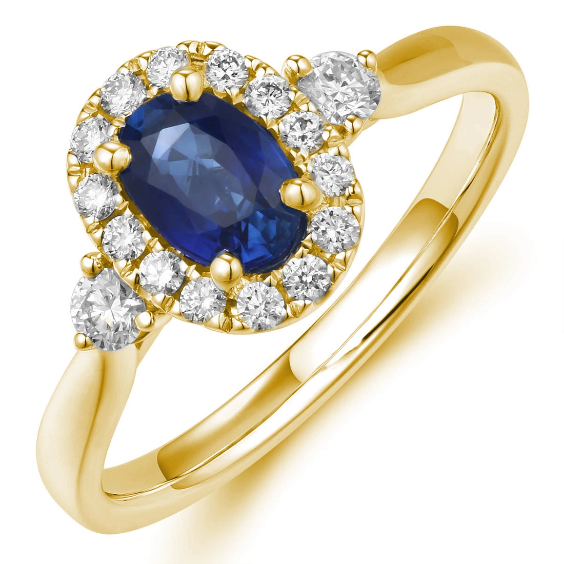 Rings Rings in Yellow Gold containing Multi-gemstone, Diamond, Sapphire 456106