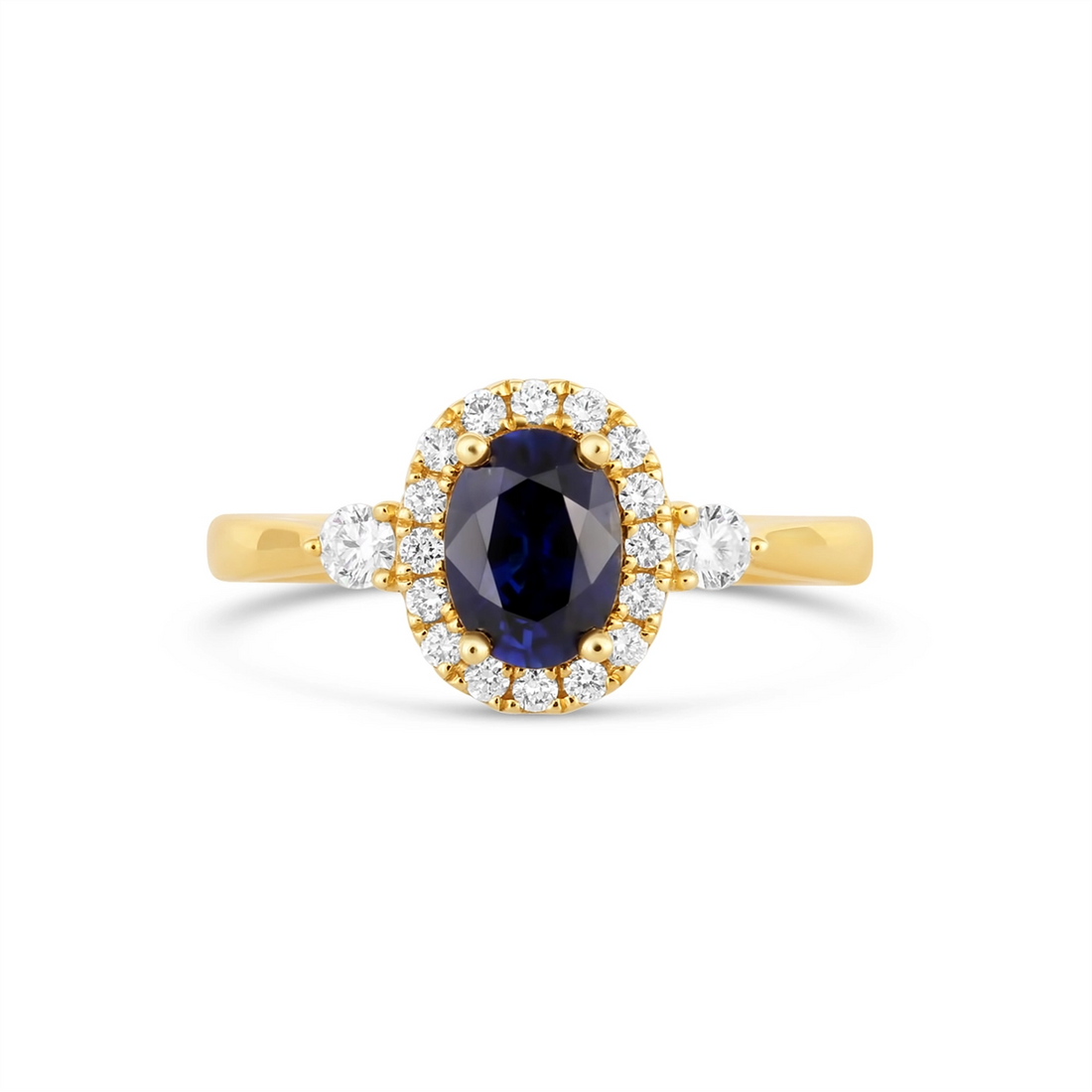 Rings Rings in Yellow Gold containing Multi-gemstone, Diamond, Sapphire 456108