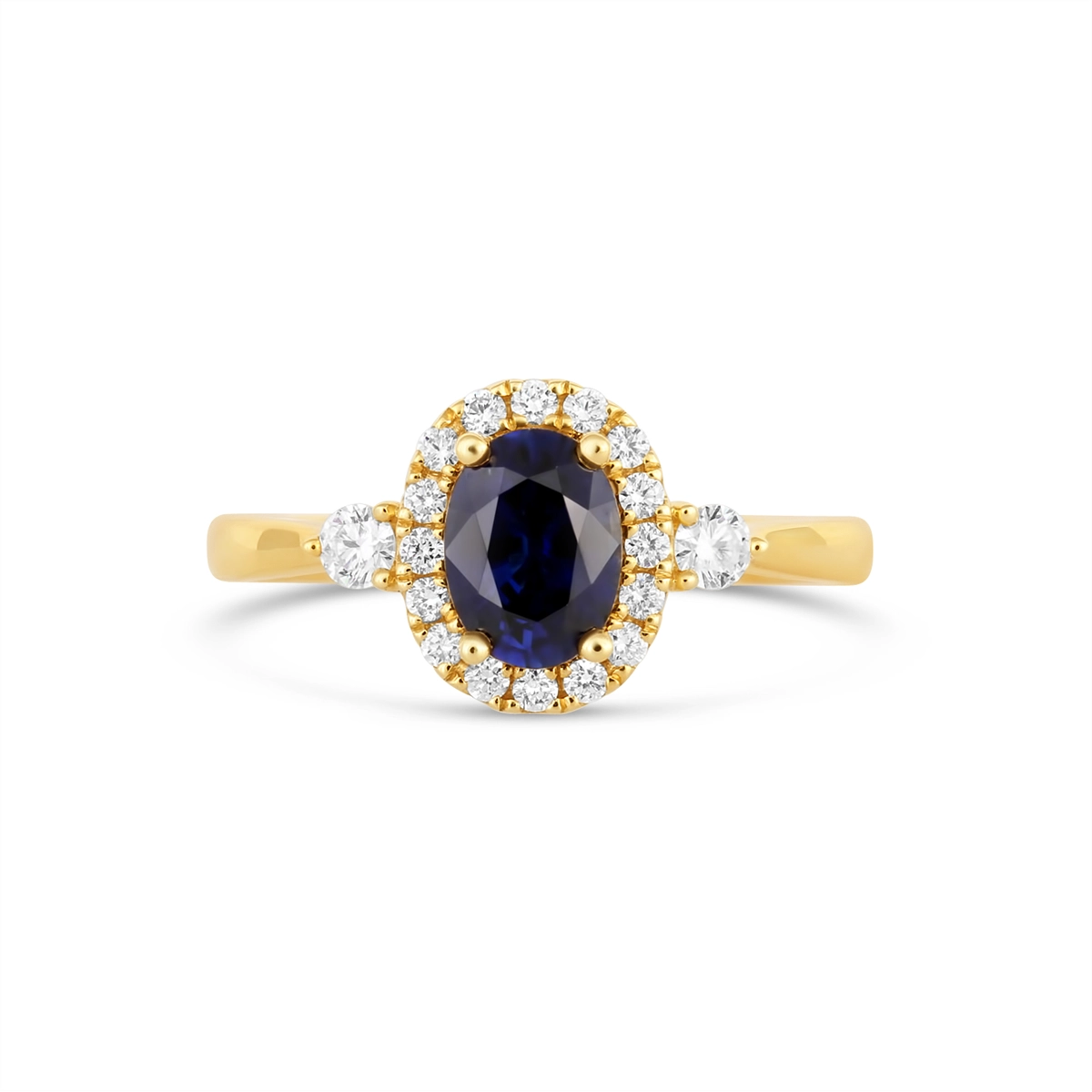 Rings Rings in Yellow Gold containing Multi-gemstone, Diamond, Sapphire 456108