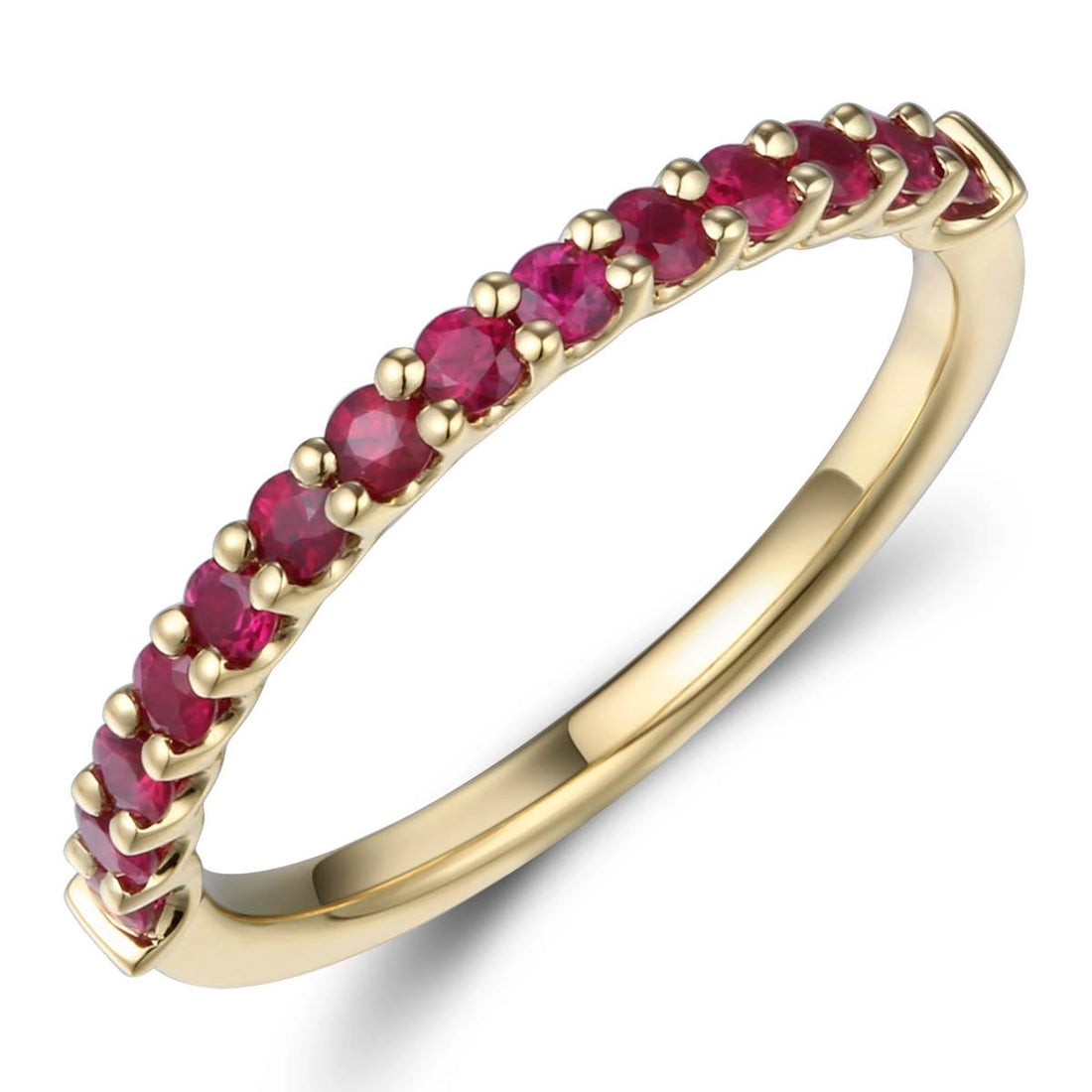 Rings Wedding Rings in Yellow Gold containing Ruby 456109