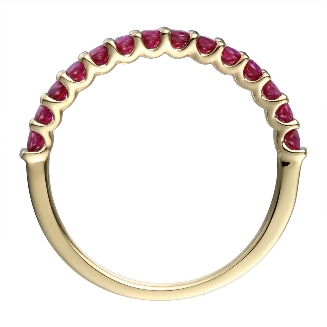 Rings Wedding Rings in Yellow Gold containing Ruby 456109