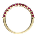 Rings Wedding Rings in Yellow Gold containing Ruby 456109
