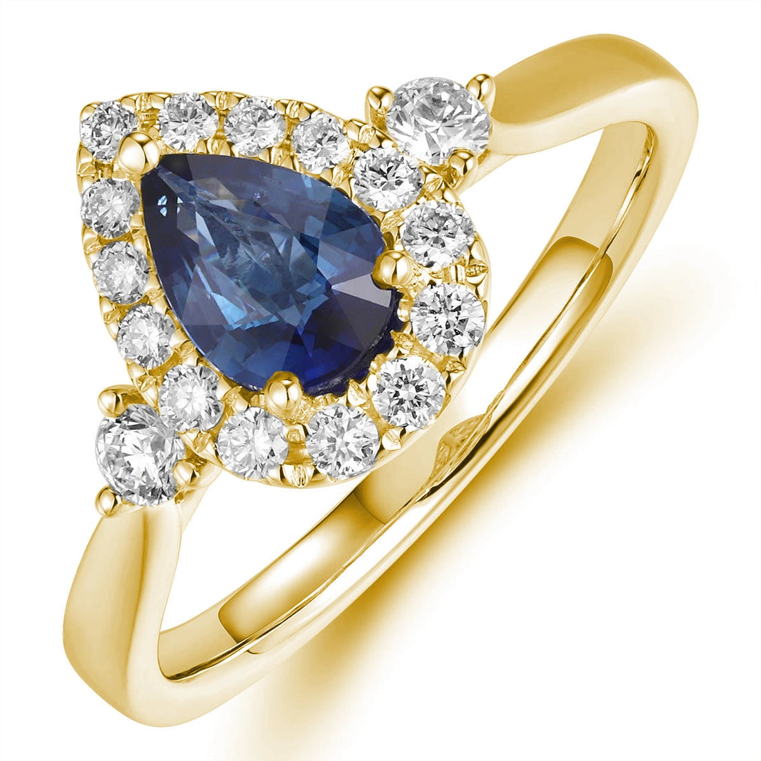 Rings Rings in Yellow Gold containing Multi-gemstone, Diamond, Sapphire 456114