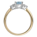 Rings Rings in Mixed Metals containing Aquamarine, Multi-gemstone, Diamond 456121