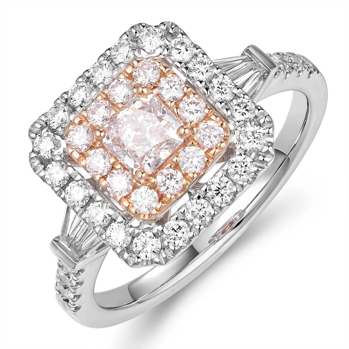 Rings Engagement Rings in Rose Gold containing Other, Multi-gemstone, Diamond 456123