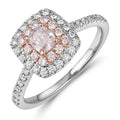 Rings Engagement Rings in Rose Gold containing Other, Multi-gemstone, Diamond 456124