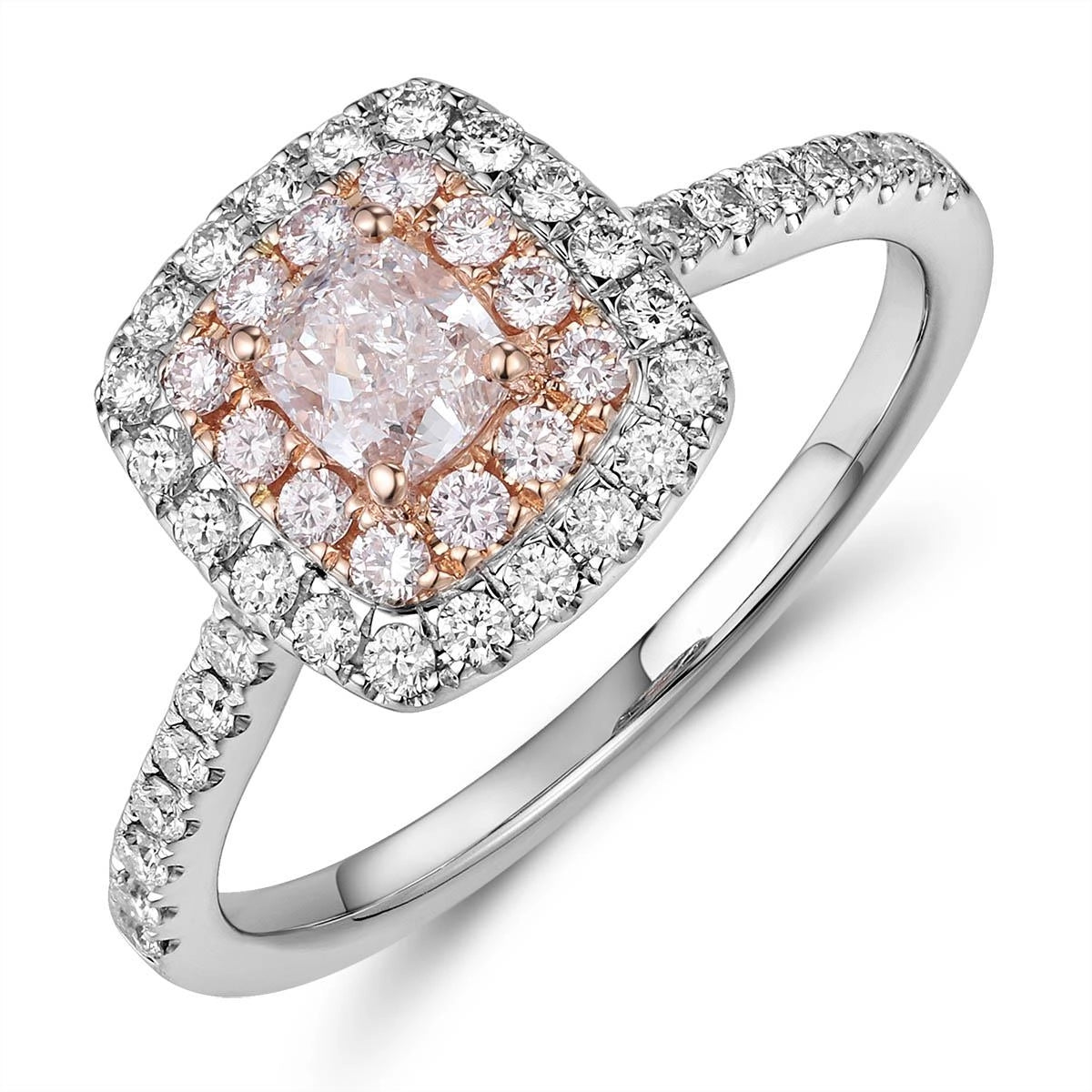 Rings Engagement Rings in Rose Gold containing Other, Multi-gemstone, Diamond 456124