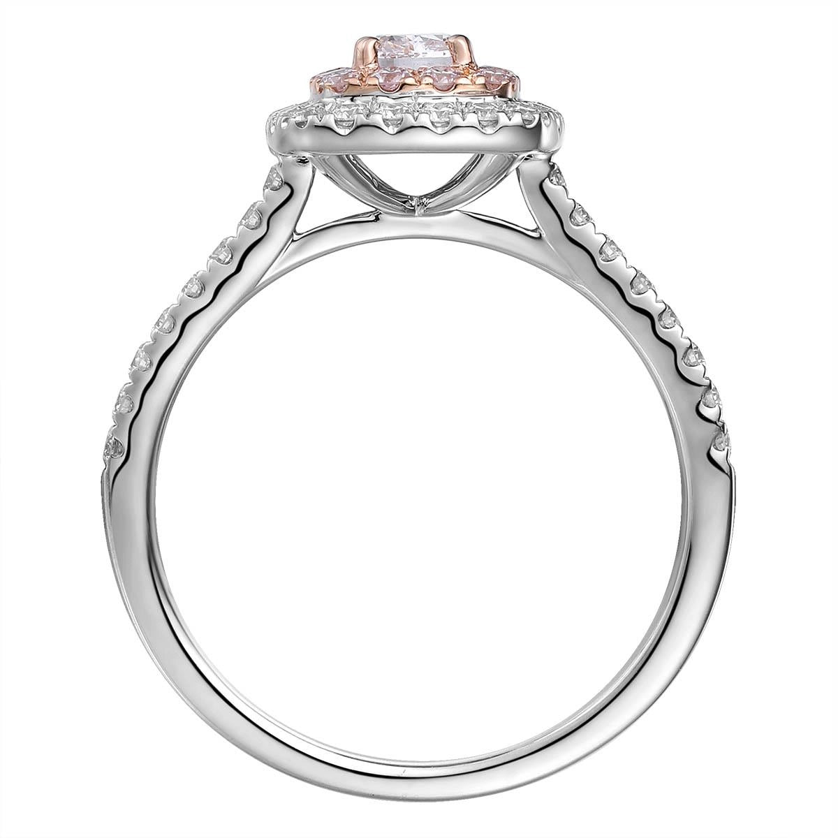 Rings Engagement Rings in Rose Gold containing Other, Multi-gemstone, Diamond 456124