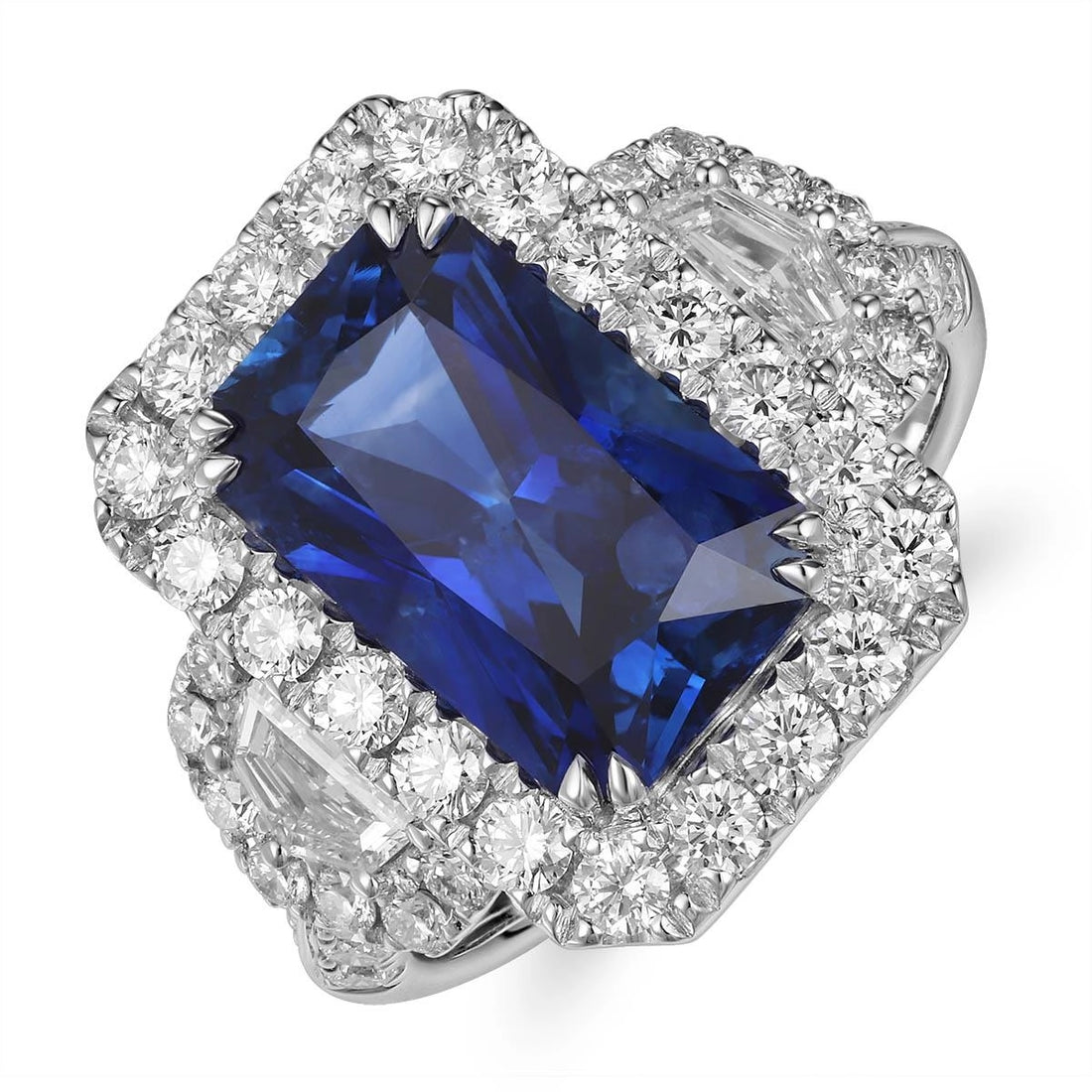 Rings Rings in White Gold containing Multi-gemstone, Diamond, Sapphire 456128