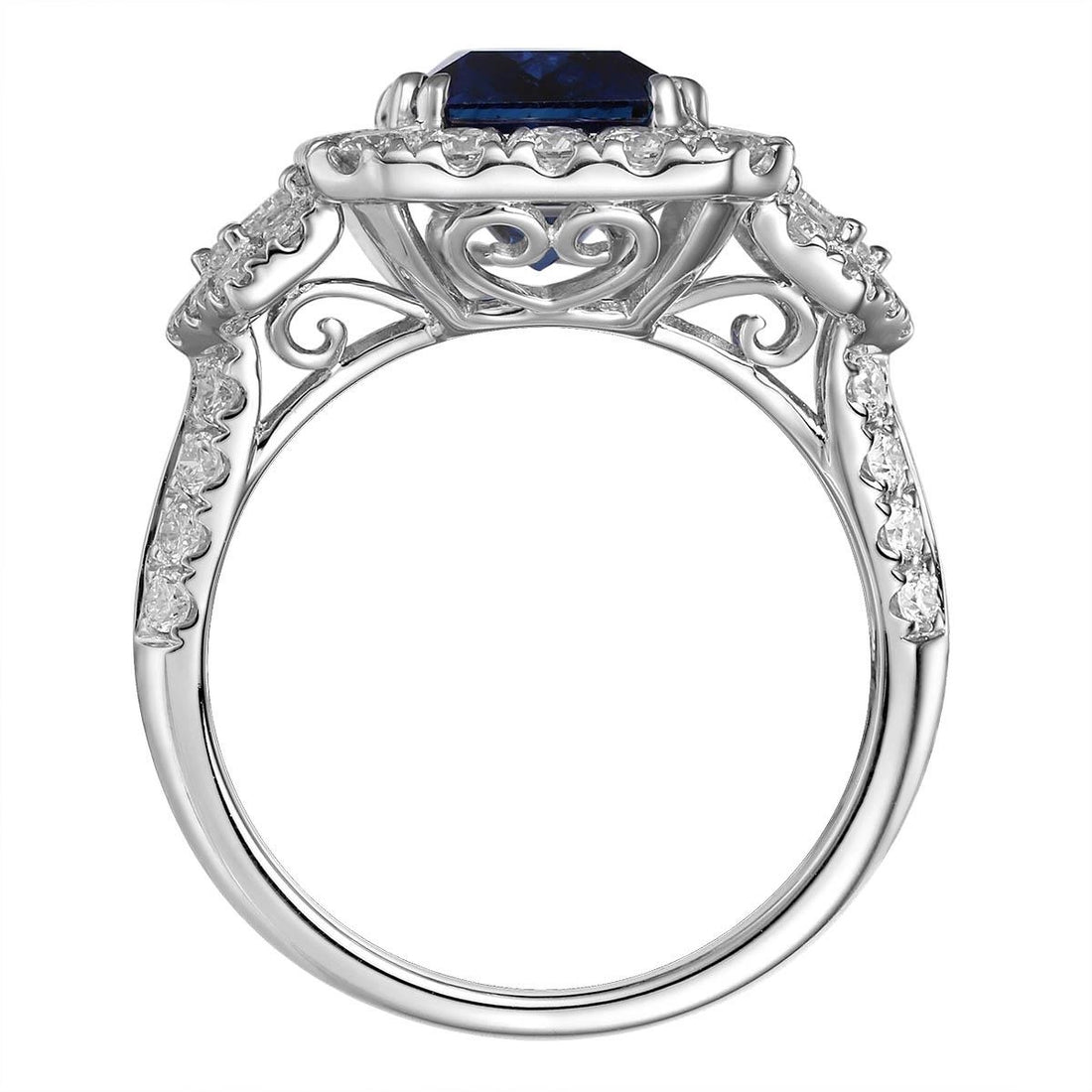 Rings Rings in White Gold containing Multi-gemstone, Diamond, Sapphire 456128