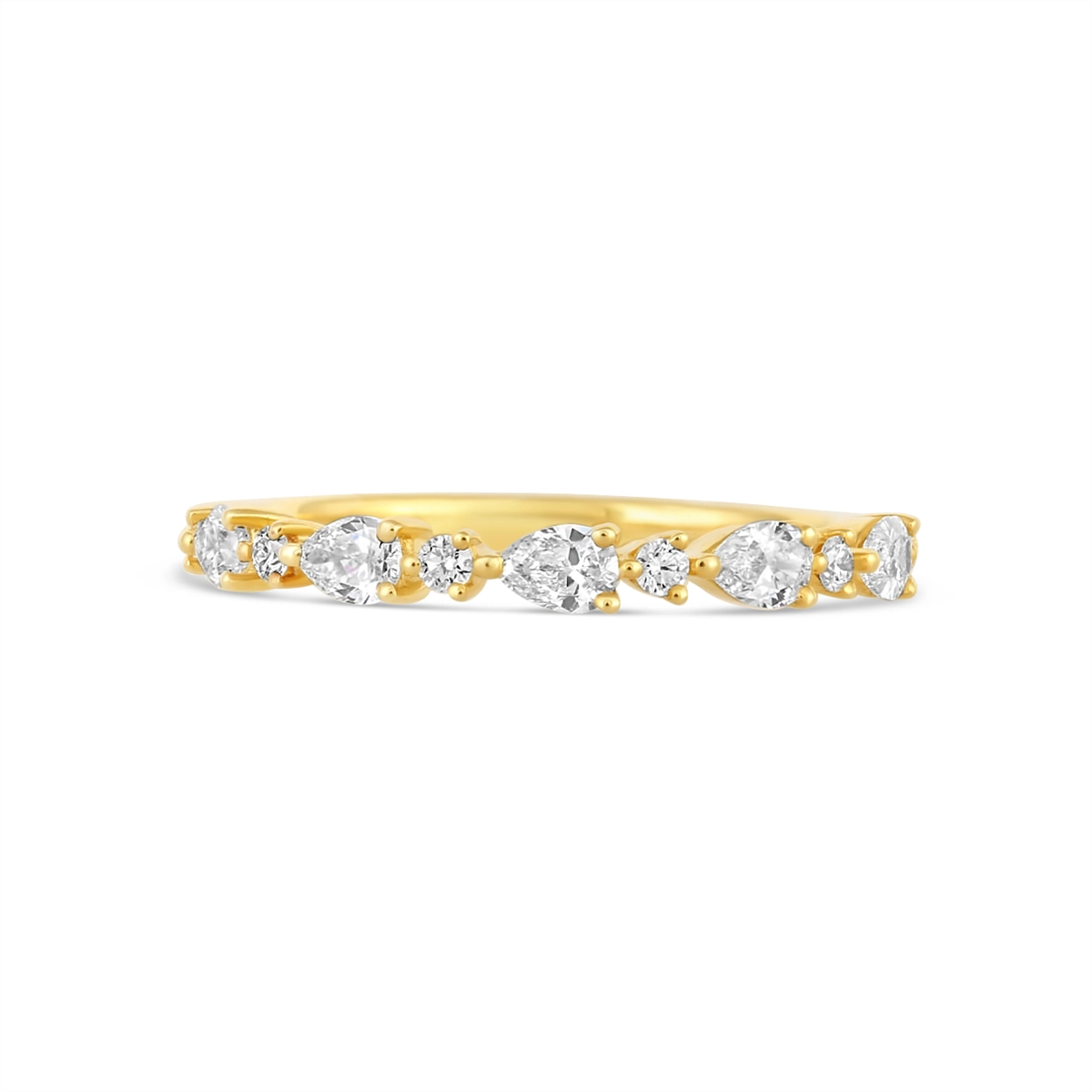 Rings Wedding Rings in Yellow Gold containing Diamond 456129