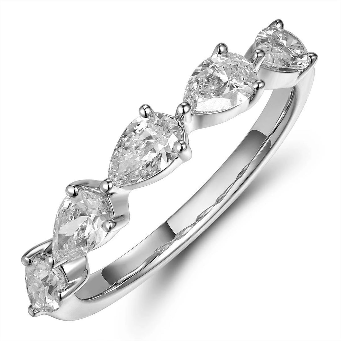 Wedding Bands Wedding Rings in White Gold containing Diamond 456132