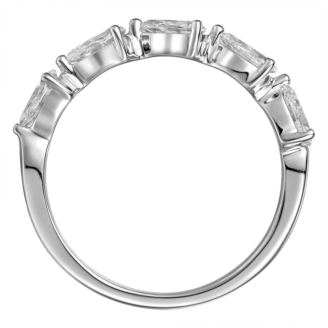 Wedding Bands Wedding Rings in White Gold containing Diamond 456132