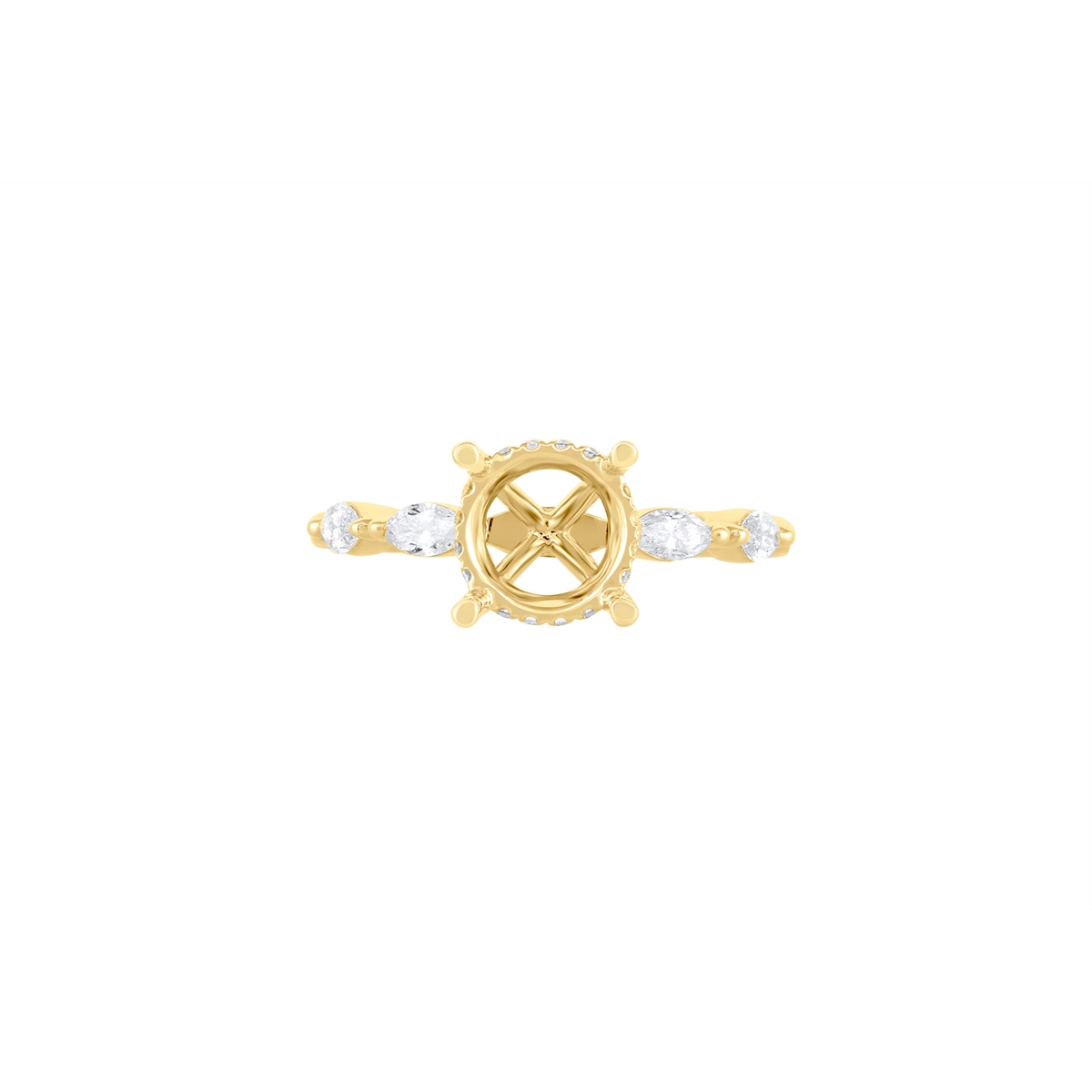 Engagement Collections Engagement Rings in Yellow Gold containing Diamond 456155
