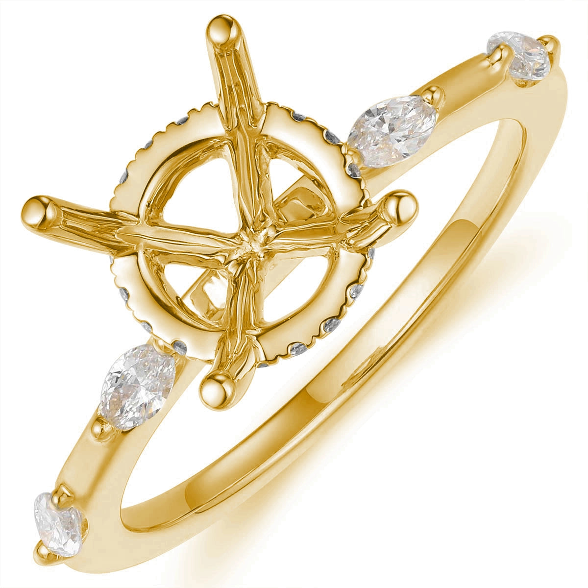 Engagement Collections Engagement Rings in Yellow Gold containing Diamond 456156