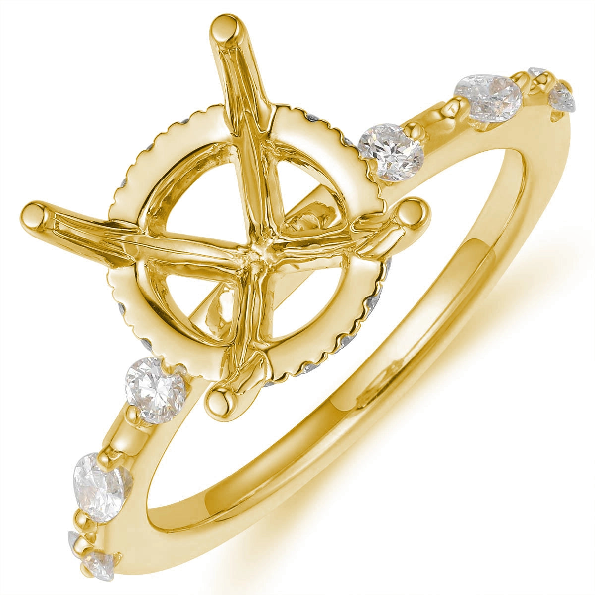 Engagement Collections Engagement Rings in Yellow Gold containing Diamond 456157