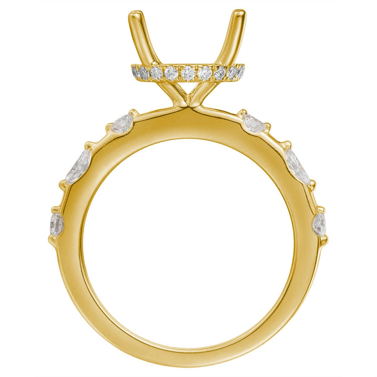 Engagement Collections Engagement Rings in Yellow Gold containing Diamond 456157