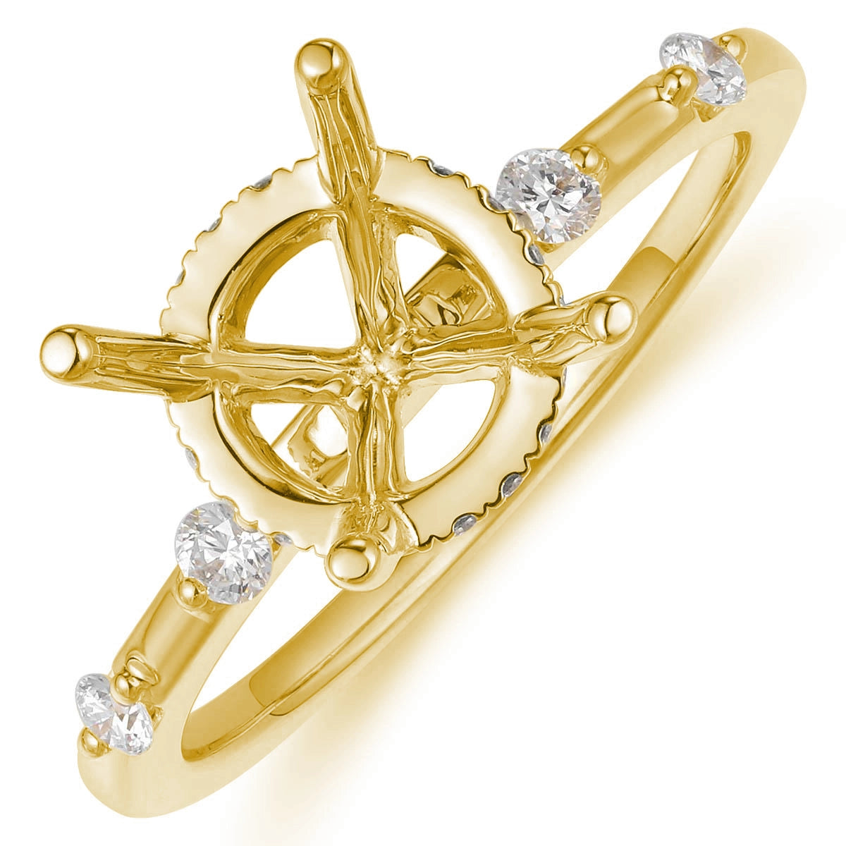 Engagement Collections Engagement Rings in Yellow Gold containing Diamond 456158