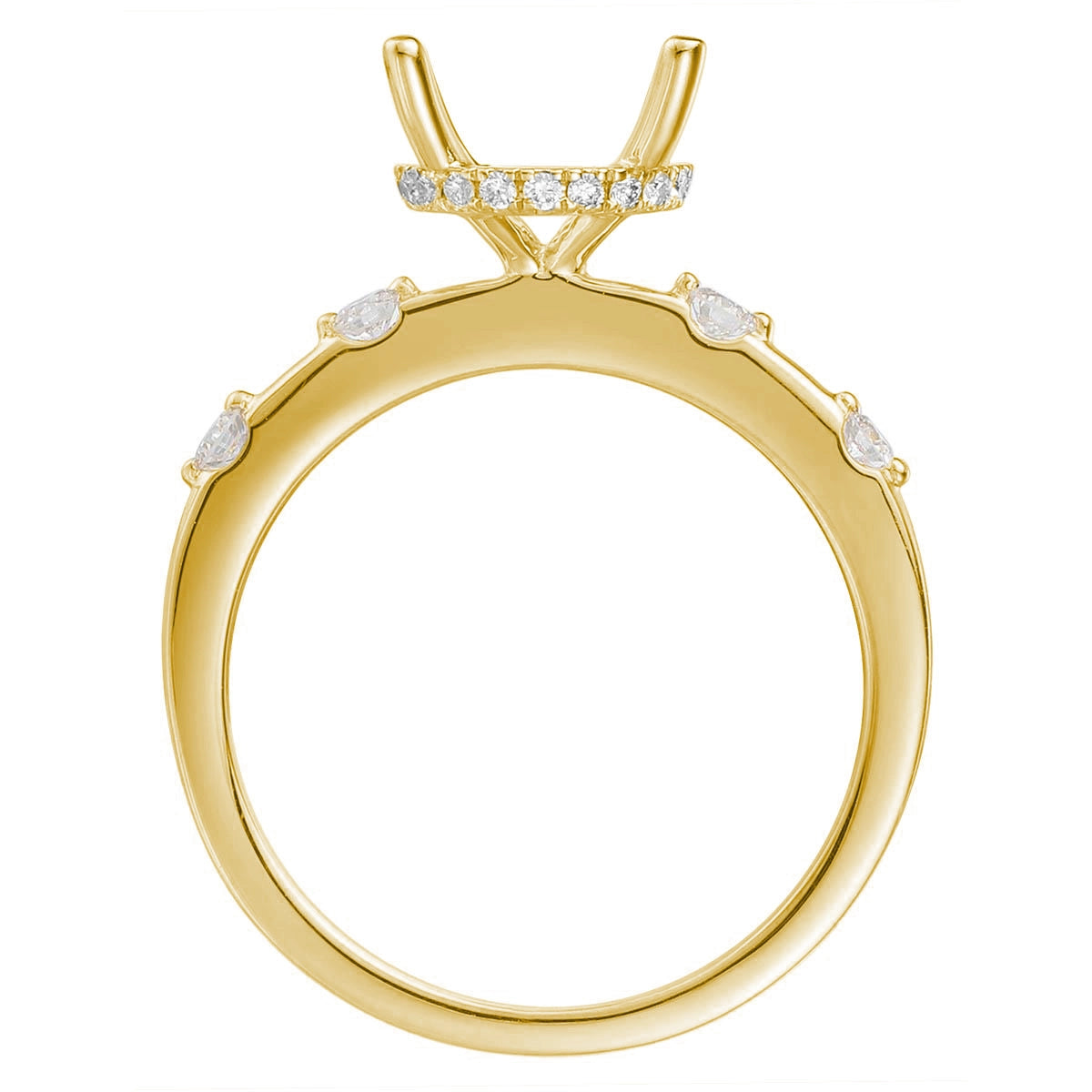 Engagement Collections Engagement Rings in Yellow Gold containing Diamond 456158
