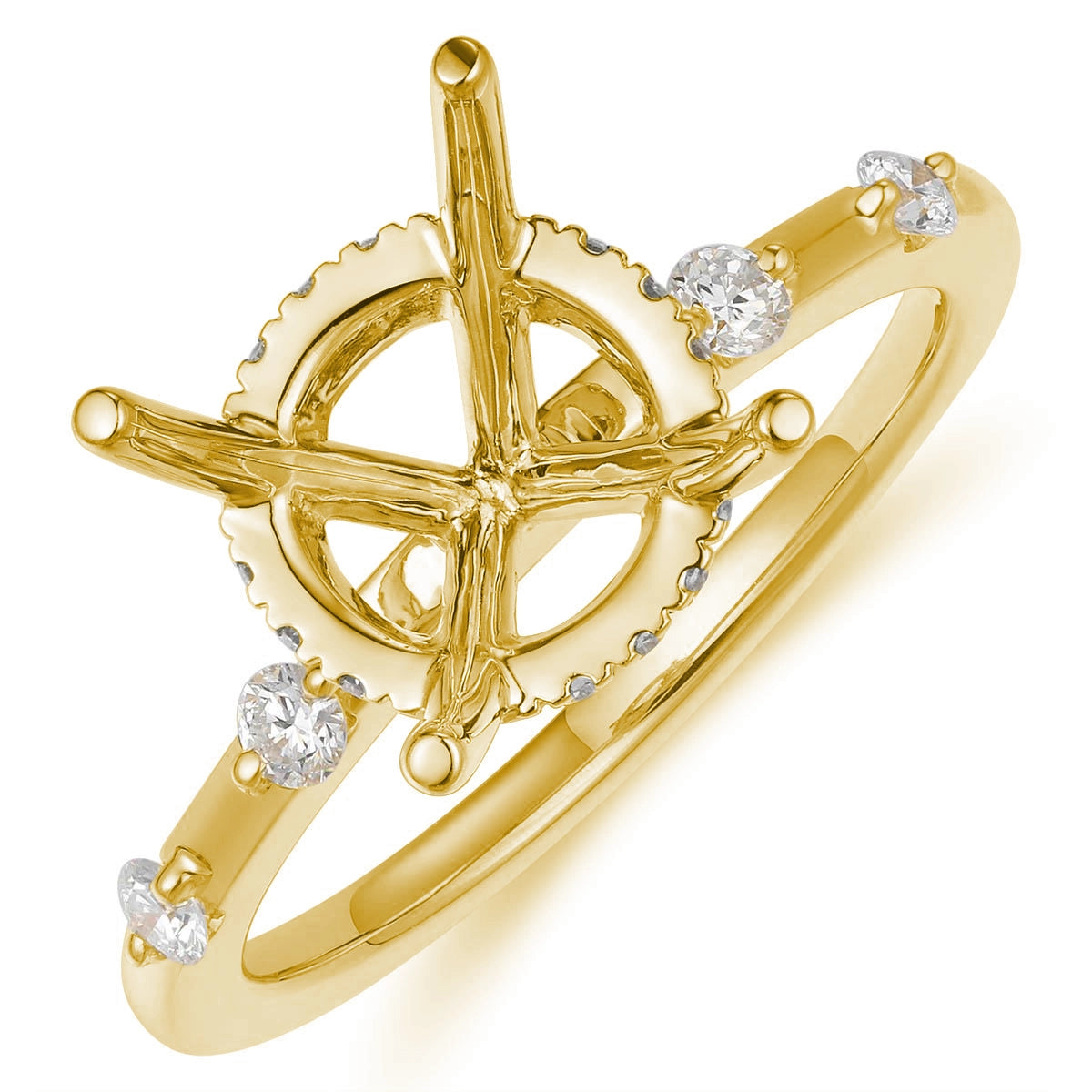 Engagement Collections Engagement Rings in Yellow Gold containing Diamond 456159