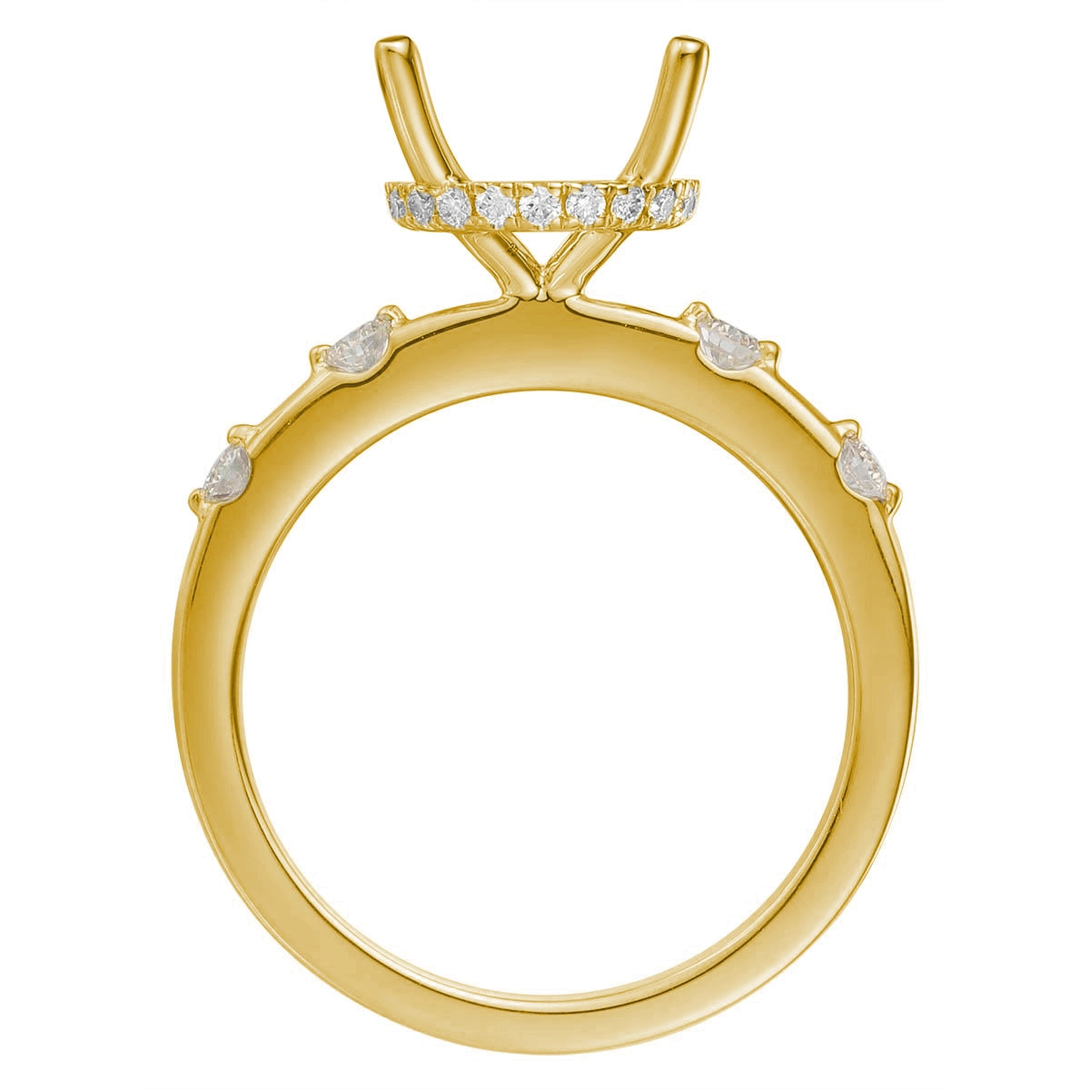 Engagement Collections Engagement Rings in Yellow Gold containing Diamond 456159