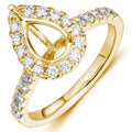 Wedding Bands Engagement Rings in Yellow Gold containing Diamond 456160
