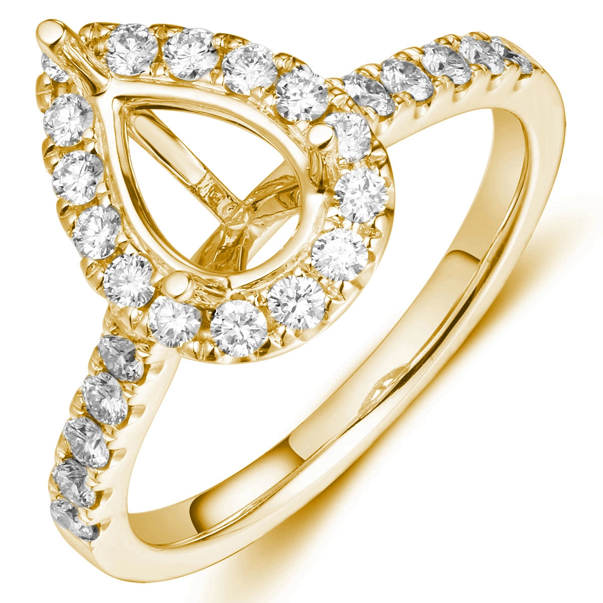 Wedding Bands Engagement Rings in Yellow Gold containing Diamond 456160