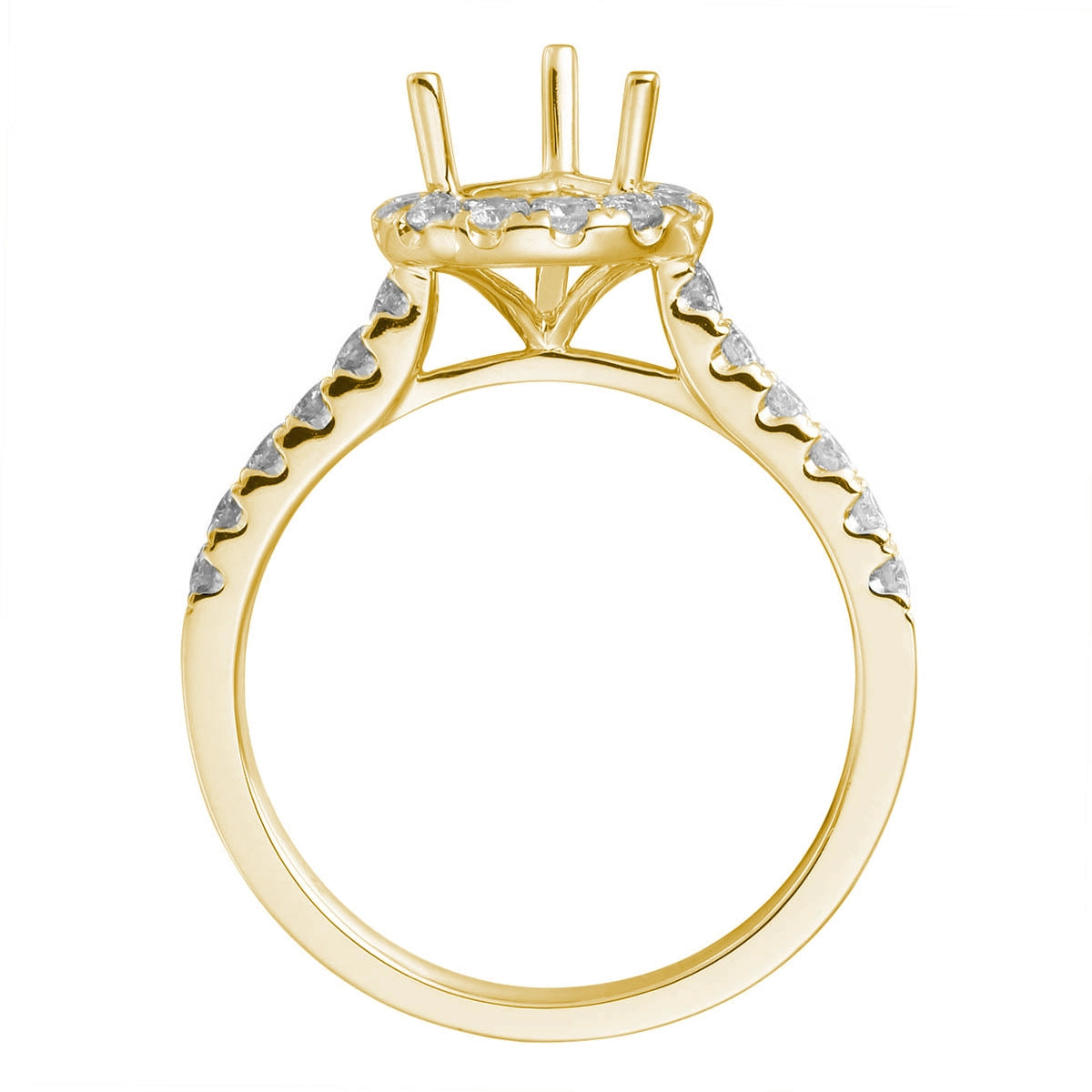 Wedding Bands Engagement Rings in Yellow Gold containing Diamond 456160
