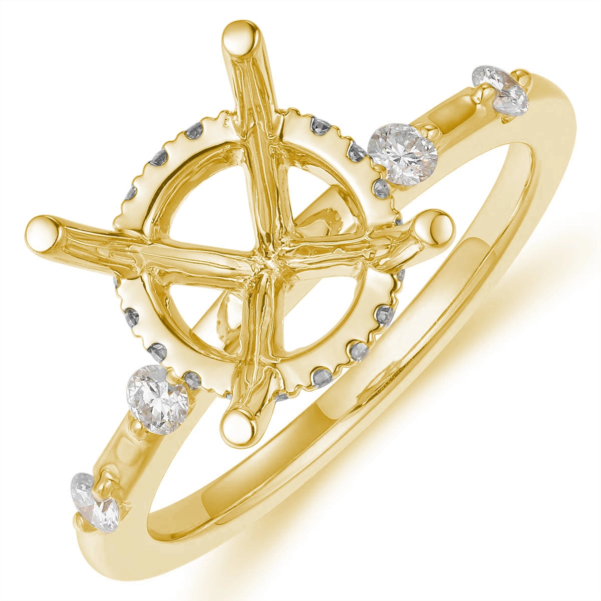 Engagement Collections Engagement Rings in Yellow Gold containing Diamond 456167