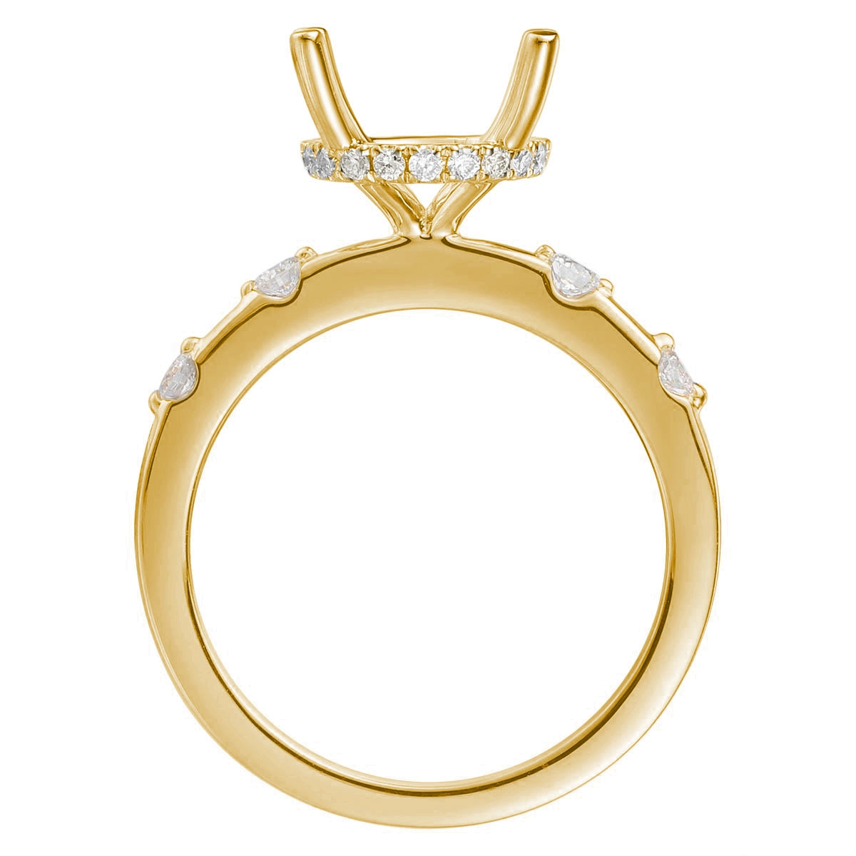 Engagement Collections Engagement Rings in Yellow Gold containing Diamond 456167