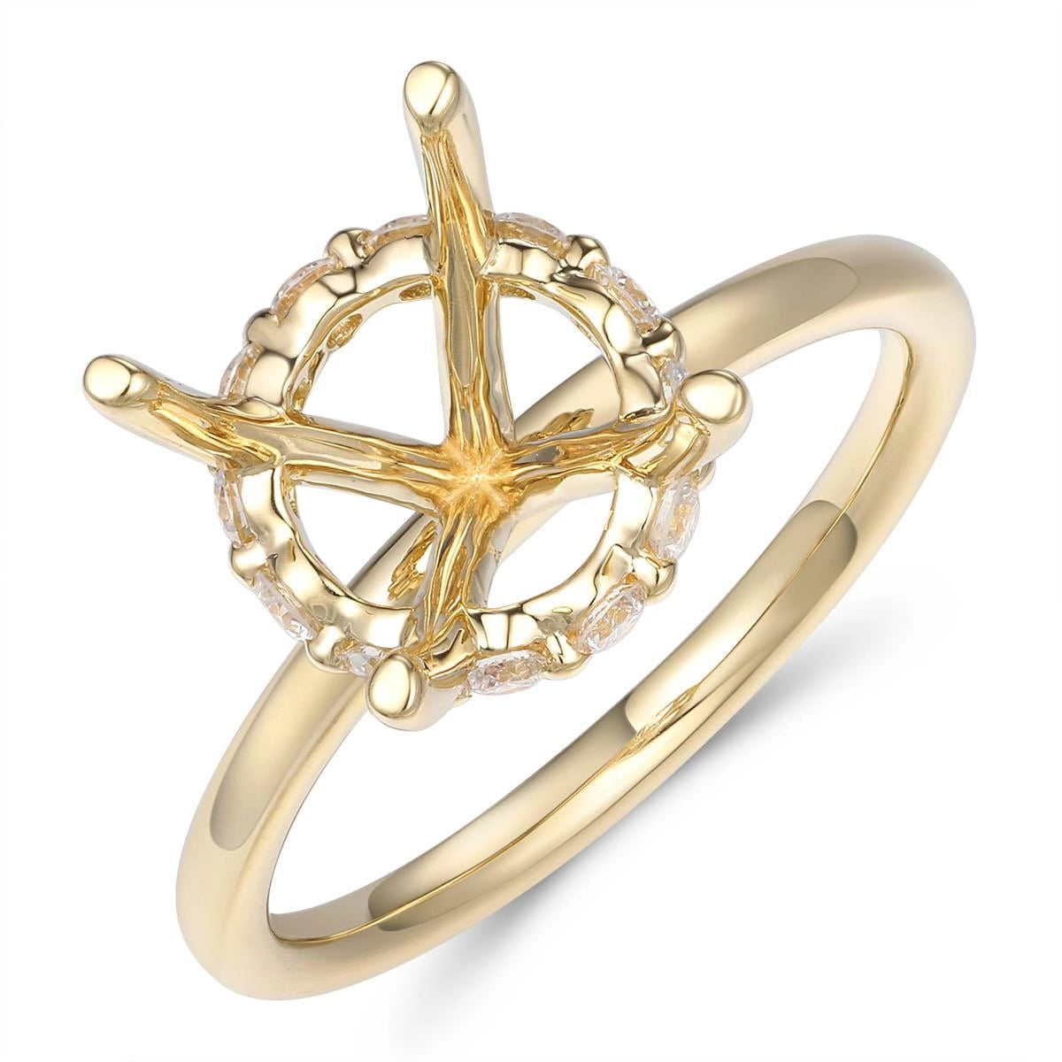 Engagement Collections Engagement Rings in Yellow Gold containing Diamond 456168