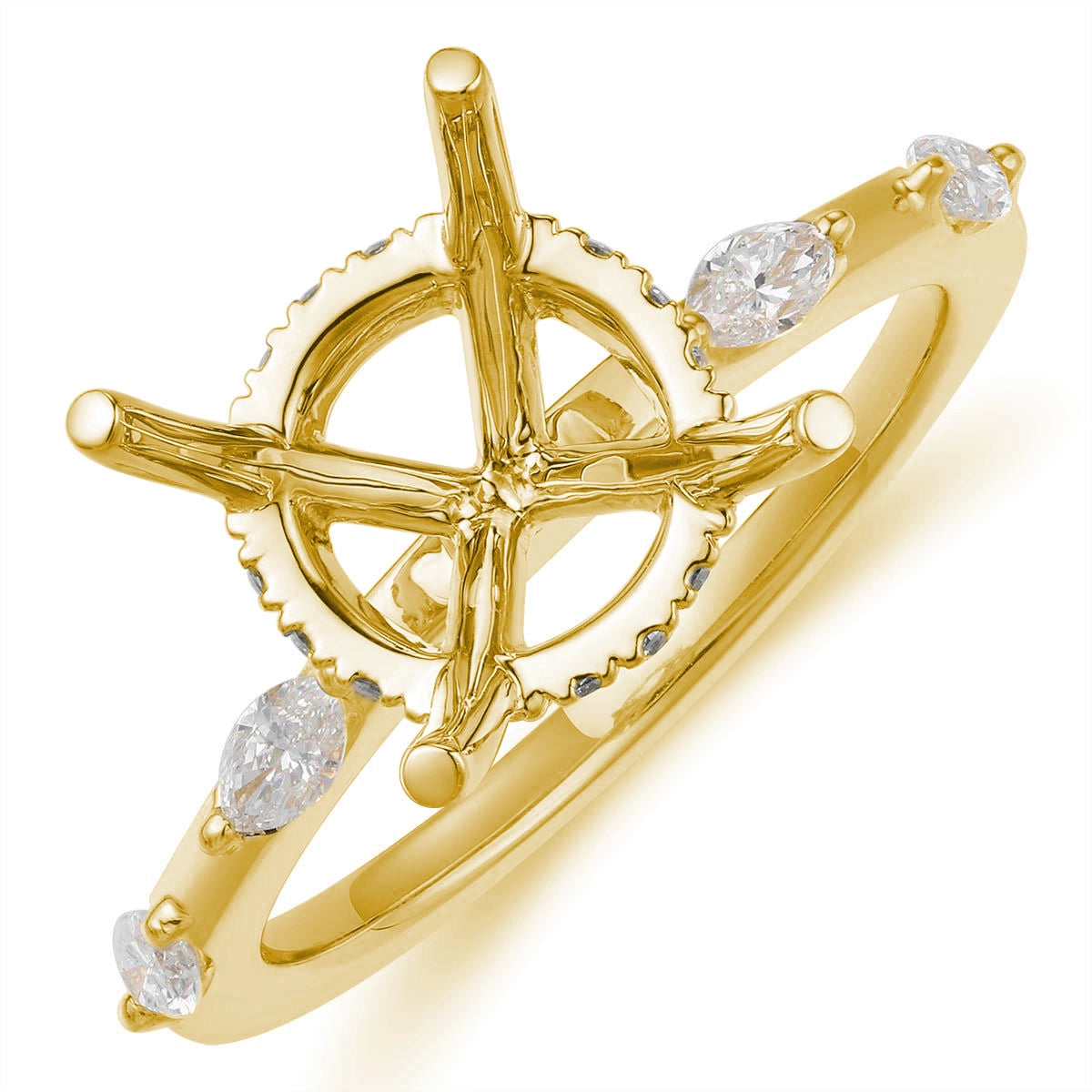 Engagement Collections Engagement Rings in Yellow Gold containing Diamond 456169