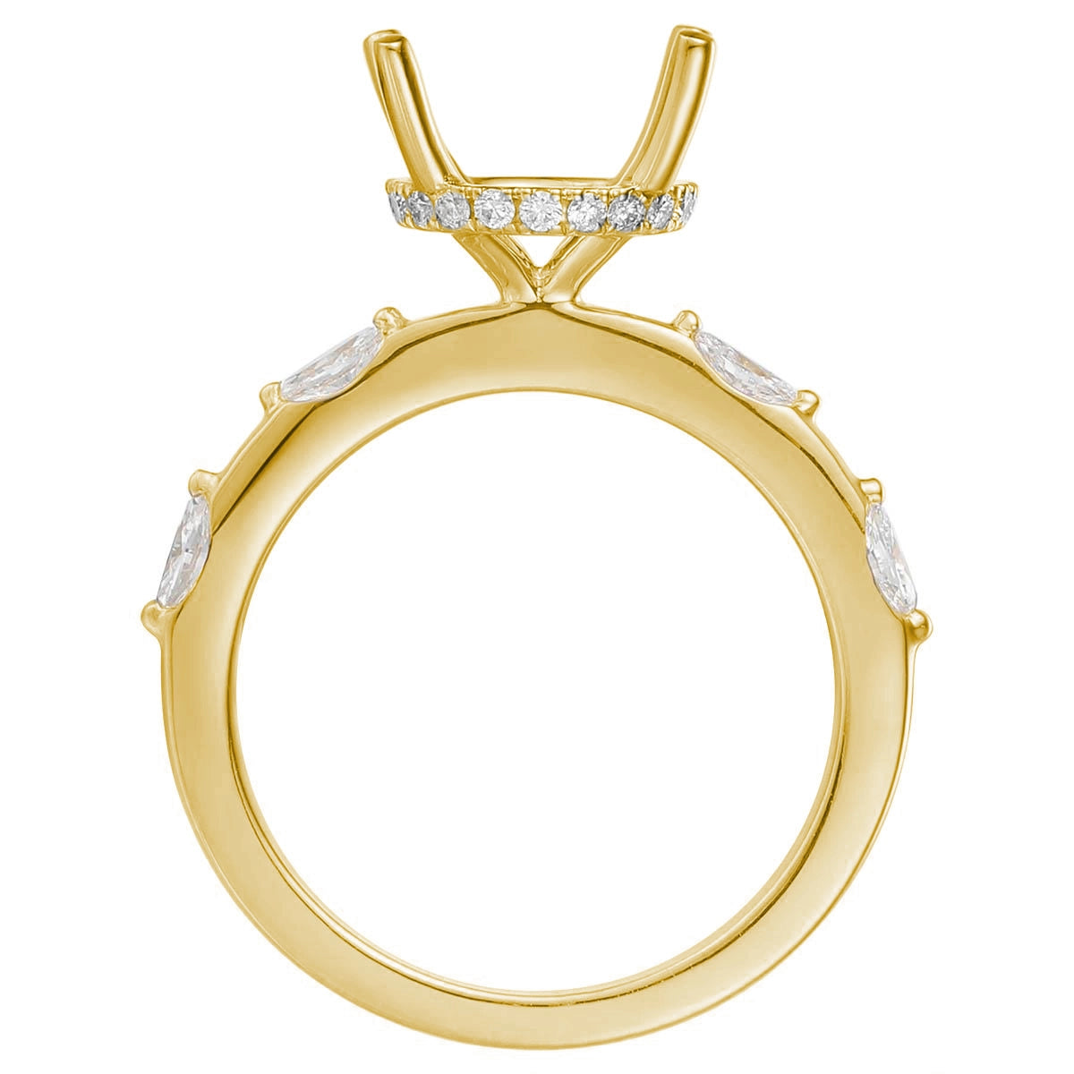 Engagement Collections Engagement Rings in Yellow Gold containing Diamond 456169