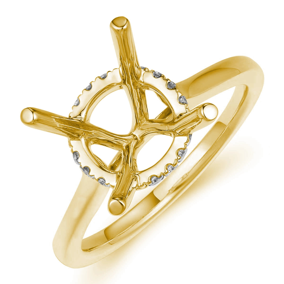 Engagement Collections Engagement Rings in Yellow Gold containing Diamond 456172