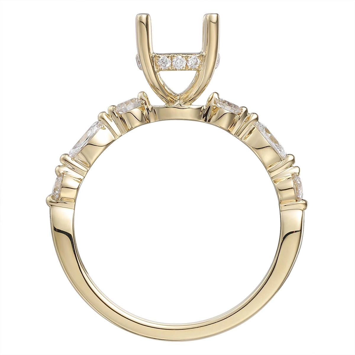 Engagement Collections Engagement Rings in Yellow Gold containing Diamond 456179